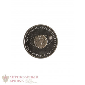 Монета серебряная 10 евро, 2004 год, Чемпионат мира по футболу 2006, Германия Монета серебряная 10 евро, 2004 год, Чемпионат мира по футболу 2006, Германия